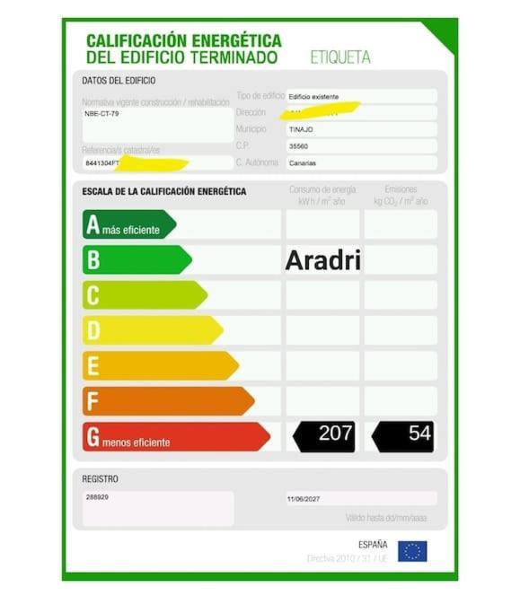 Vivienda Vacacional Finca Aradri Tinguaton Exteriér fotografie